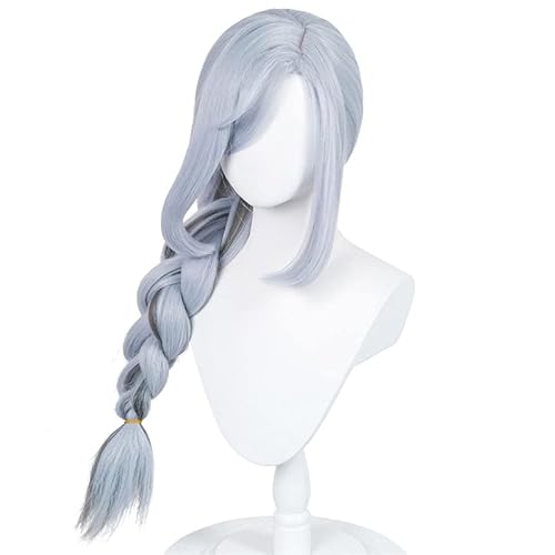 Game Genshin Impact ShenHe Cosplay Wig Gradient Long Braid Heat Resistant Synthetic Hair Shenhe Role Play Woman Wig von LINGCOS