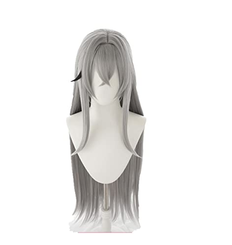 Gangut Gray 100cm Cosplay Wig Version Game Azur Lane Women Heat Resistant Synthetic Cosplay Hair Gangut Cosplay von LINGCOS