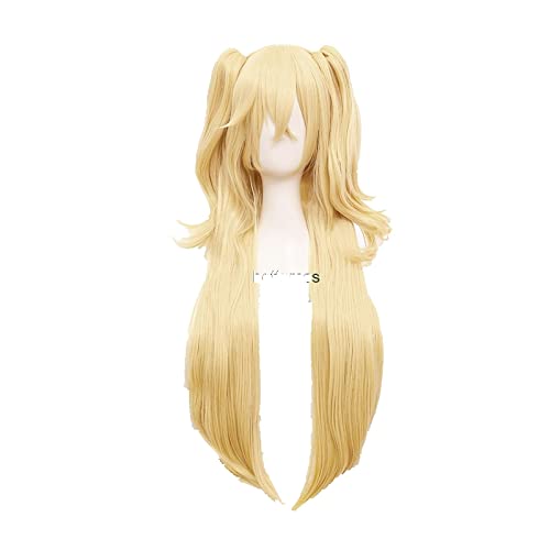 Genshin Impact Fischl Wig Long Ponytails with Ribbon Cosplay Heat Resistant Synthetic Hair Cosplay Wigs + Wig Cap von LINGCOS