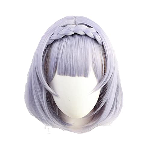 Genshin Impact Noelle Cosplay Wigs Game Cos Short Light Purple Braid Styled Heat Resistant Synthetic Hair + Wig Cap Genshin Impact Noelle Cosplay Wigs Game Cos Short Light Purple Braid Styled Heat Resistant Synthetic Hair + Wig Cap von LINGCOS