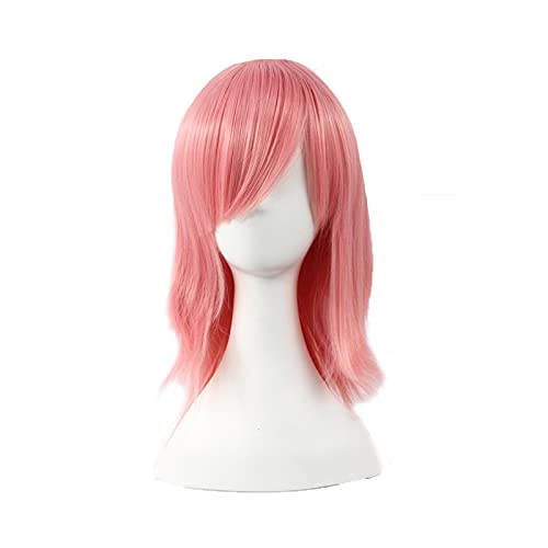 Haruno Sakura Short Pink Styled Heat Resistant Synthetic Hair Cosplay Wig + Wig Cap von LINGCOS