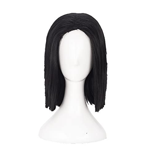 Kimetsu No Yaiba Ubuyashiki Kagaya Cosplay Wig Short Black Heat Resistant Synthetic Hair Wig + Wig Cap von LINGCOS