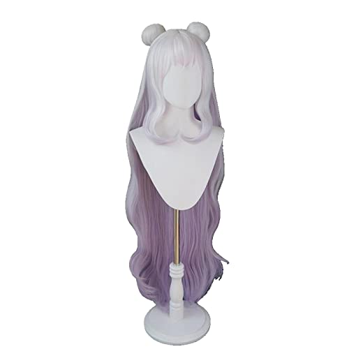 MNF LE MALIN Cosplay Wig Game Azur Lane Women Heat Resistant Synthetic Pink White Cosplay Wig MNF Le Malin von LINGCOS