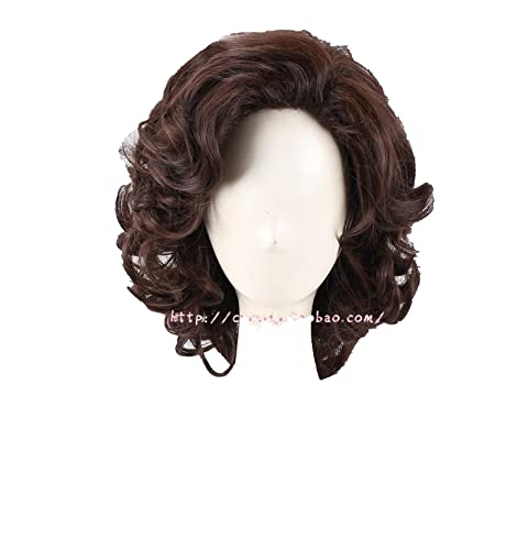Moive Dune Paul Atreides Cosplay Wig Men Dark Brown Short Curly Synthetic Hair Wig Heat Resistant + Wig Cap von LINGCOS