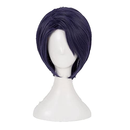 P5 Persona 5 Yusuke Kitagawa Cosplay Wigs Short Mixed Blue Heat Resistant Synthetic Hair Wig + Wig Cap P5 Persona 5 Yusuke Kitagawa Cosplay Wigs Short Mixed Blue Heat Resistant Synthetic Hair Wig + Wig Cap von LINGCOS