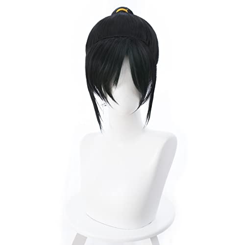 Ralph Breaks the Internet Cosplay Wig Vanellope von Schweetz Black Wig Halloween Cosplay Prop + Wig Cap von LINGCOS
