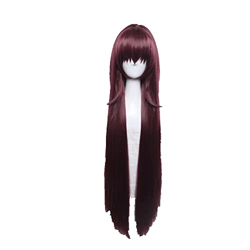 Scathach Wig Fate Grand Order Cosplay Wig Synthetic Heat Resistant Hair Women Anime Fate Grand Order Cosplay Hair von LINGCOS
