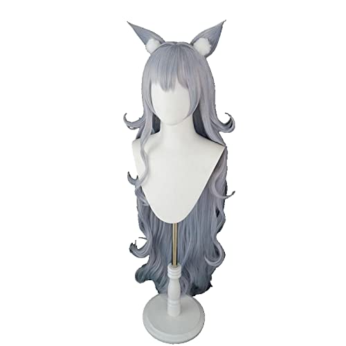 Shinano Cosplay Wig Game Azur Lane Women Heat Resistant Synthetic Gray Cosplay Wig Shinano Cosplay von LINGCOS