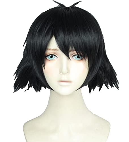 Steins Gate 0 Shiina Mayuri Black Short Wig Cosplay Styled Role Play Wig + Wig Cap von LINGCOS