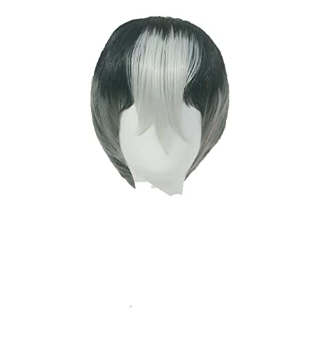 Voltron:Legendary Defender Shiro Cosplay Wigs Short Heat Resistant Synthetic Hair Wig + Wig Cap von LINGCOS