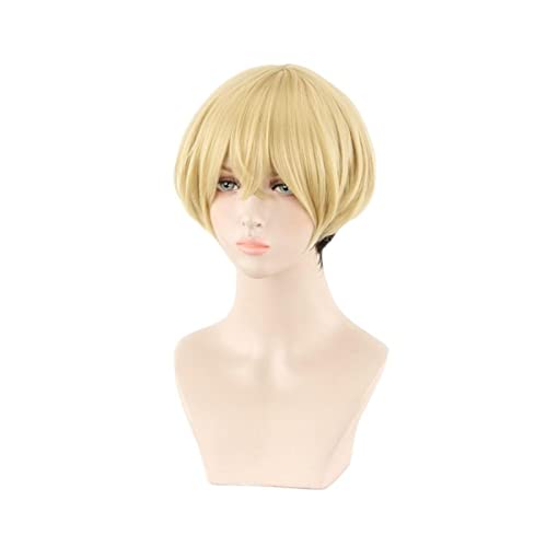 Wig For Anime Matsuno Chifuyu Cosplay Black Gradient Short Wig Tokyo Manji Gang Valhalla Hair Wig OneSize B von LINGCOS