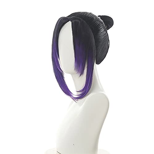 Wig For kimetsu no yaiba Nezuko Tanjirou Agatsuma Zenitsu Tomioka Giyuu Inosuke Cosplay Wigs Earrings Mask OneSize I von LINGCOS