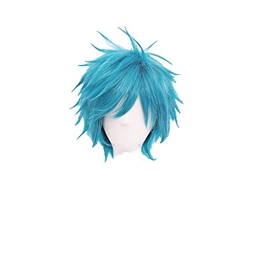 YUI TAMURA Cosplay Wig Yarichin Bitch Bu Club Short Layered Heat Resistant Synthetic Hair Wigs + Wig Cap von LINGCOS