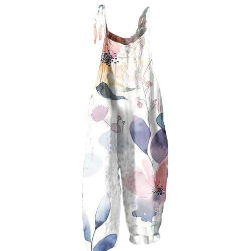 LINGHAOEU Jumpsuit Schwarz Jumpsuit Women Übergröße Wideleg Golf Romper Summer Moderneen mit Taschen Rompers Damen Luftiges Lauschig Weiß 2Xl LINGHAOEU Jumpsuit Schwarz Jumpsuit Women Übergröße Wideleg Golf Romper Summer Moderneen mit Taschen Rompers Damen Luftiges Lauschig Weiß 2Xl von LINGHAOEU