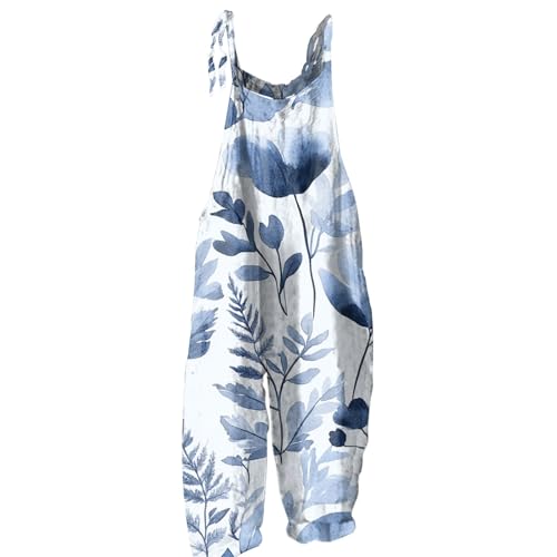 LINGHAOEU Yoga Jumpsuit Damen Romper Maedchen Übergröße Straight Sports Jumpsuit Sommer Moderne Lauschig Bequemer Overall Unterdamen High Blau 2Xl LINGHAOEU Yoga Jumpsuit Damen Romper Maedchen Übergröße Straight Sports Jumpsuit Sommer Moderne Lauschig Bequemer Overall Unterdamen High Blau 2Xl von LINGHAOEU