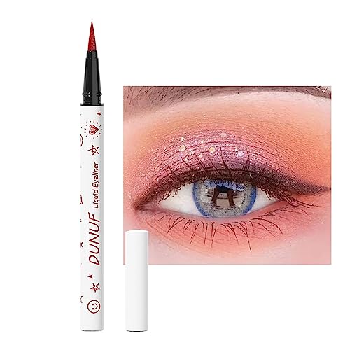 Flüssige Eyeliner für Frauen - Lidschattenstift Langlebiger Augenstift,Bunter, langlebiger, rutschfester, den ganzen Tag wasserdichter Augen-Make-up-flüssiger Eyeliner-Farb-Eyeliner-Stift Lingjiong von LINGJIONG