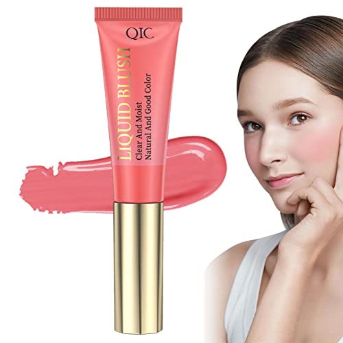 Flüssiges Rouge für die Wangen | Cheek Liquid Blush Wand mit Kissenapplikator,Tragbare professionelle Mädchen-Make-up-Armaturen für Anfänger, Fortgeschrittene Lingjiong von LINGJIONG