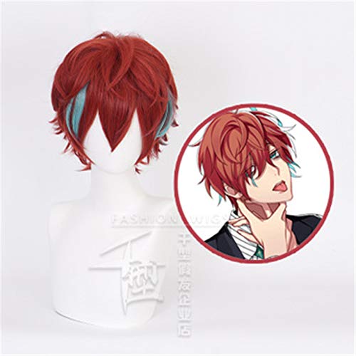 LINLINCD-Anilnc Division Rap Kampfhypnose Mic Doppo Kannonzaka Perücken + One Cap Kuqx4566 von LINLINCD