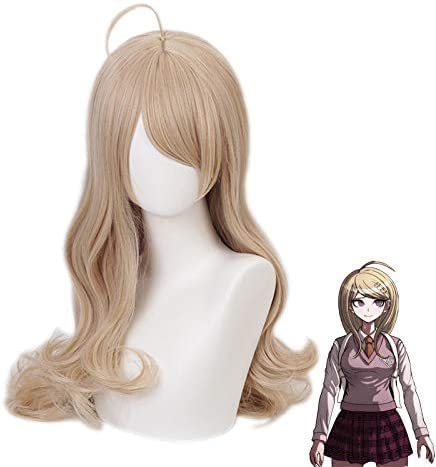 LINLINCD-Anime Coser Wig Anime V3 Kaede Akamatsu Frauen Lange Perücke Cosplay Kostüm Dangan Ronpa Hitzebeständig Synthetisches Haar Party Wigs von LINLINCD