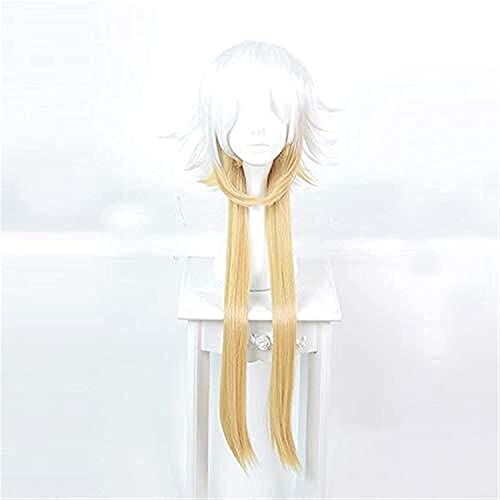 LINLINCD-Anime Coser Wig Aotu World Cosplay Oracle King Cosplay Perücken Farbe Leinwand Hitzebeständig Synthetische Anime Cosplay Perücke Halloween Party Wigs+Perücke Cap von LINLINCD