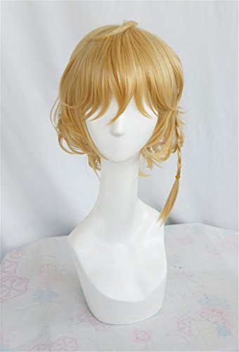 LINLINCD-Anime Coser Wig Cosplay Wig Masamune Kun Vengeance Green Wigs Corta Cosplay Teil der Mode Anime Kostüm Menschliche Vollperücken Synthetisches Haar Hitzebeständige Faser von LINLINCD