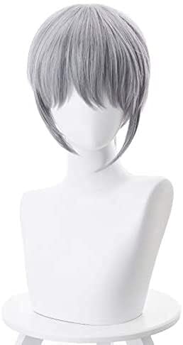 LINLINCD-Anime Coser Wig Furutsu Basuketto Obst Korb Souma Yuki Cosplay Perücke für Männer Halloween Karneval Hitzebeständig Synthetisches Haar Party Haar+Perücke Cap von LINLINCD