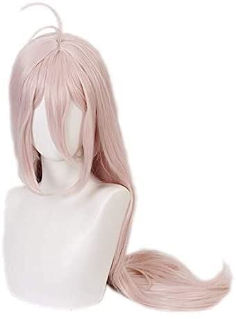 LINLINCD-Anime Coser Wig: Auslöser Happy Havoc MIU Iruma Süß Farbe Rosa Cosplay Cosplay Rolle Wange Ponyblos+Perücke 100 cm von LINLINCD
