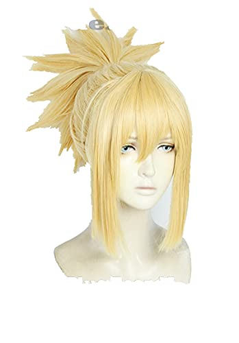 LINLINCD-Anime Coser pruik Anime Dr. Stone Kohaku Cosplay Perücke Goldene Pferdeschwanz Wärmebeständigkeit Faser Frauen Synthetische Haarkostüm Spielen Perücken von LINLINCD
