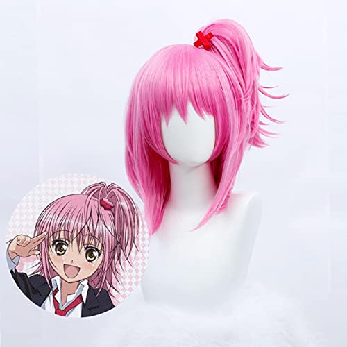 LINLINCD Anime Cosplay Perücke Brand Guardian Sweetheart Cosplay Perücke AMU Hinamori Cosplay Mädchen Rosa Hohe Pferdeschwanz Kurze Haarfaser Synthetische Perücke LINLINCD Anime Cosplay Perücke Brand Guardian Sweetheart Cosplay Perücke AMU Hinamori Cosplay Mädchen Rosa Hohe Pferdeschwanz Kurze Haarfaser Synthetische Perücke von LINLINCD