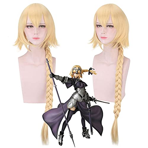 LINLINCD Anime Cosplay Perücke Joan of Arc Perücke Fate Grand Order Cosplay Perücke Fate/Null Cosplay Haar Jeanne d'Arc Fate/Apokrypha Perücke Frauen Blondes Haar LINLINCD Anime Cosplay Perücke Joan of Arc Perücke Fate Grand Order Cosplay Perücke Fate/Null Cosplay Haar Jeanne d'Arc Fate/Apokrypha Perücke Frauen Blondes Haar von LINLINCD