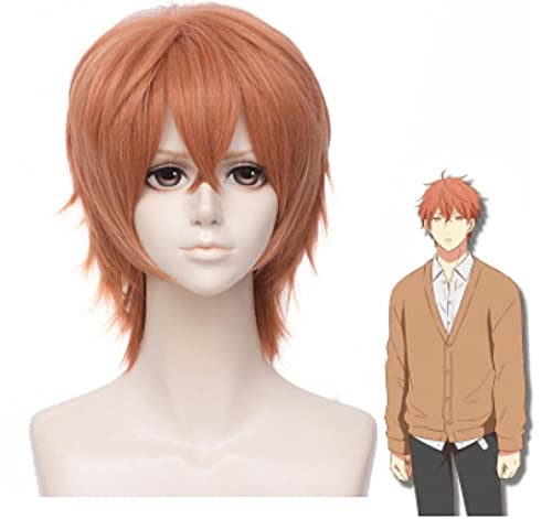 LINLINCD-Anime. GEGEBEN Sato Mafuyu Kurze Perücke Cosplay Kostüm Hitzebeständige Synthetische Haare Haar Männer Frauen Halloween Party Wigs+Perücke Mütze von LINLINCD