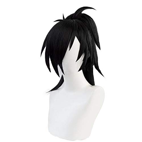 LINLINCD Cosplay wig Anime Dororo Hyakkimaru Schwarze Pferdeschwanzperücke Cosplay Kostüm Hitzebeständiges Kunsthaar Männer Frauen Party Cosplay Perücken LINLINCD Cosplay wig Anime Dororo Hyakkimaru Schwarze Pferdeschwanzperücke Cosplay Kostüm Hitzebeständiges Kunsthaar Männer Frauen Party Cosplay Perücken von LINLINCD