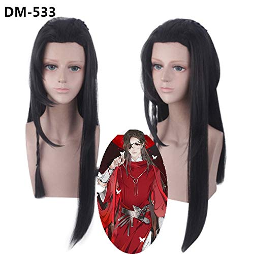 LINLINCD Cosplay wig Anime Perücken Tian Guan Ci Fu Xie Lian Cosplay Perücke Schwarz Lang Synthetisches Haar Cosplay Party Kostüm Perücke+Perücke Kappe DM533 Huacheng LINLINCD Cosplay wig Anime Perücken Tian Guan Ci Fu Xie Lian Cosplay Perücke Schwarz Lang Synthetisches Haar Cosplay Party Kostüm Perücke+Perücke Kappe DM533 Huacheng von LINLINCD