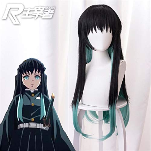 LINLINCD Cosplay wig Cosplay Perücken Dämonentöter: Kimetsu no Yaiba Hashibira Inosuke Tomioka Giyuu Agatsuma Zenits Nezuko Muichirou Tanjirou Rollenperücken Tokitou Muichirou LINLINCD Cosplay wig Cosplay Perücken Dämonentöter: Kimetsu no Yaiba Hashibira Inosuke Tomioka Giyuu Agatsuma Zenits Nezuko Muichirou Tanjirou Rollenperücken Tokitou Muichirou von LINLINCD