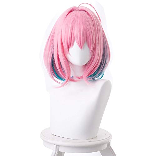 LINLINCD Cosplay wig DIE IDOLM CINDERELLA MÄDCHEN Yumemi Riamu Cosplay Perücke Hitzebeständige synthetische Haarperücken+Perückenkappe von LINLINCD