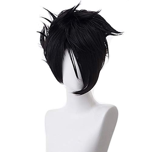 LINLINCD Cosplay wig Die versprochene Neverland Norman Cosplay Perücke Yakusoku kein Neverland Cosplay Haar Kopfbedeckung Halloween Cosplay Kostümzubehör Schwarz LINLINCD Cosplay wig Die versprochene Neverland Norman Cosplay Perücke Yakusoku kein Neverland Cosplay Haar Kopfbedeckung Halloween Cosplay Kostümzubehör Schwarz von LINLINCD