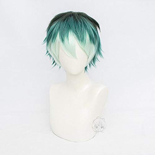 LINLINCD Cosplay wig Division Rap Kampfhypnose MIC Sasara Nurude Kurze Perücke Cosplay Kostüm DRB Hitzebeständiges Kunsthaar Männer Frauen Frauen Party Perücken Greem LINLINCD Cosplay wig Division Rap Kampfhypnose MIC Sasara Nurude Kurze Perücke Cosplay Kostüm DRB Hitzebeständiges Kunsthaar Männer Frauen Frauen Party Perücken Greem von LINLINCD