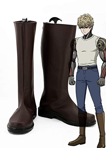 LINLINCD Cosplay wig Heiße Anime One Punch Man Genos Schuhe Boot Cosplay Halloween Karneval Custom Made Any Size 36 LINLINCD Cosplay wig Heiße Anime One Punch Man Genos Schuhe Boot Cosplay Halloween Karneval Custom Made Any Size 36 von LINLINCD