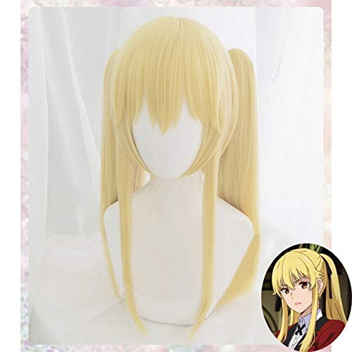 LINLINCD Cosplay wig Kakegurui Compulsive Gambler Cosplay Perücken Runa Yomozuki Ririka Momobami Hitzebeständige Cosplay Perücke+Perücke Cap Gold LINLINCD Cosplay wig Kakegurui Compulsive Gambler Cosplay Perücken Runa Yomozuki Ririka Momobami Hitzebeständige Cosplay Perücke+Perücke Cap Gold von LINLINCD