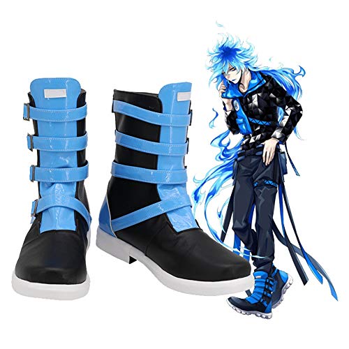 LINLINCD Cosplay wig Twisted Wonderland Idia Leichentuch Cosplay Schuhe Stiefel Halloween Karneval Kostüm Prop Custom Made 39 Männliche Größe von LINLINCD