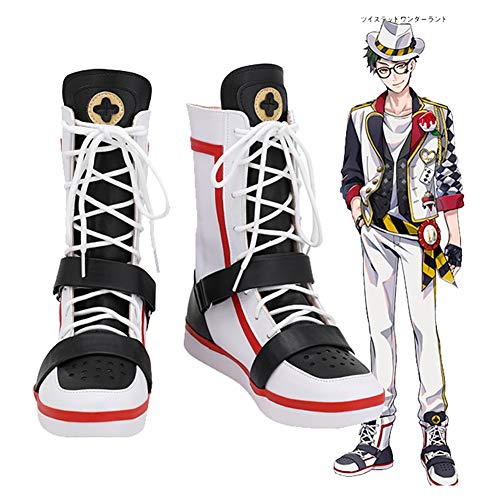 LINLINCD Cosplay wig Twisted Wonderland Trey Klee/Deuce Spade Cosplay Schuhe Stiefel Halloween Karneval Kostüm Prop Custom Made 36 Männliche Größe von LINLINCD