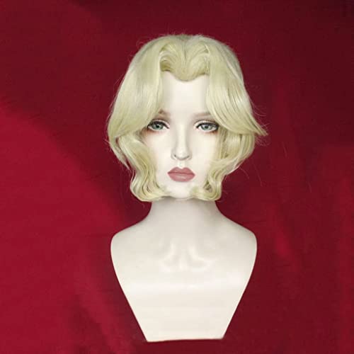 LINLINCD-Wig Anime Cosplay Anime Wig Identity V Cosplay Mary Bloody Queen Perücke kurze Perücke Kostüm-Halloween-Perücke for Halloween Kostümparty Konzerte (Farbe: Braun) von LINLINCD