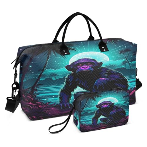 LINNIKEEEE Abstrakte Rote Insektenkunst Reise-Seesäcke, Sporttasche, Weekender Handtasche mit Kulturbeutel für Damen Mädchen Herren von LINNIKEEEE