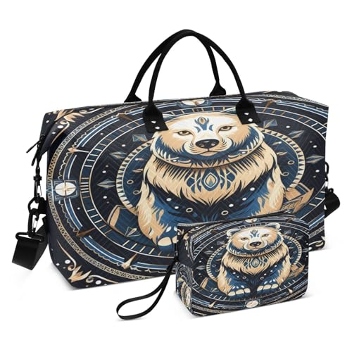 LINNIKEEEE Abstraktes Tier Biber Reise-Seesäcke, Sporttasche, Weekender Handtasche mit Kulturbeutel für Damen Mädchen Herren LINNIKEEEE Abstraktes Tier Biber Reise-Seesäcke, Sporttasche, Weekender Handtasche mit Kulturbeutel für Damen Mädchen Herren von LINNIKEEEE