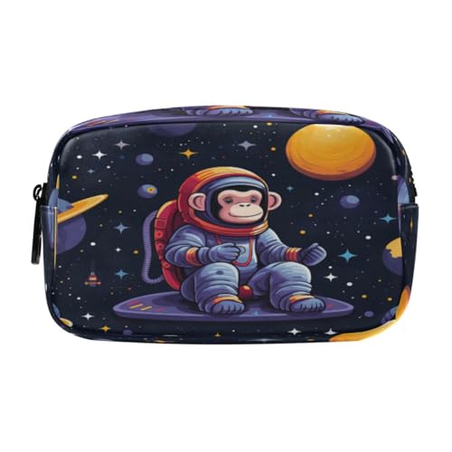 LINNIKEEEE Süßer Gekritzel Affe Astronaut Federmäppchen, Kosmetiktasche,Make-Up-Tasche,Studenten-Stiftetui für Mädchen Jungen LINNIKEEEE Süßer Gekritzel Affe Astronaut Federmäppchen, Kosmetiktasche,Make-Up-Tasche,Studenten-Stiftetui für Mädchen Jungen von LINNIKEEEE