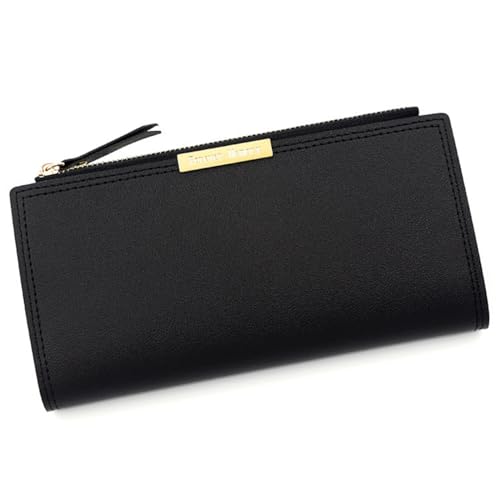 LINSIBEI Damengeldbörse, lange Geldbörse, PU-Leder, lange Geldbörse, schmal, faltbar, großes Fassungsvermögen, Münzfach mit mehreren Kartenfächern und Münzfach mit Reißverschluss LINSIBEI Damengeldbörse, lange Geldbörse, PU-Leder, lange Geldbörse, schmal, faltbar, großes Fassungsvermögen, Münzfach mit mehreren Kartenfächern und Münzfach mit Reißverschluss von LINSIBEI