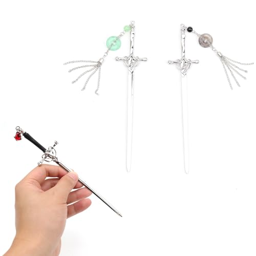 LINTRA 3 Stück Haarstäbchen, Zinklegierung Schwert Haarnadeln, Retro-Schwertform Chinesische Stil Damen Haarstab – für Bühneinsatz, Partys oder als Geschenk LINTRA 3 Stück Haarstäbchen, Zinklegierung Schwert Haarnadeln, Retro-Schwertform Chinesische Stil Damen Haarstab – für Bühneinsatz, Partys oder als Geschenk von LINTRA