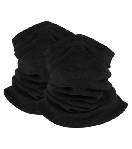 LINUCKER Schlauchschal Herren Damen Halswärmer Halsschlauch Neckwarmer Sport Loop Schal Winter Sportschal Fleece Halstuch Multifunktionstuch Laufschal Skimaske Gesichtsmaske Für Motorrad Fahrrad Ski von LINUCKER