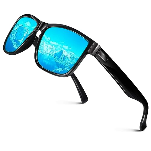 LINVO Polarisiert Sonnenbrille Herren Damen Verspiegelt tKlassisch Sportbrille UV400 Schutz Fahren Angeln CAT 3 CE von LINVO