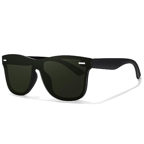 LINVO Sonnenbrille Herren Damen Polarisiert Klassisch Verspiegelt Modisch UV400 Schutz Unisex Brille für Autofahren Reisen von LINVO